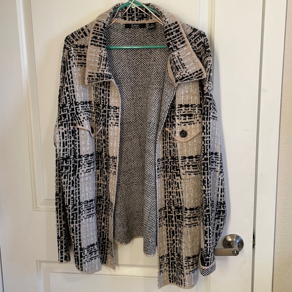 Soft Flannel Shacket Never worn